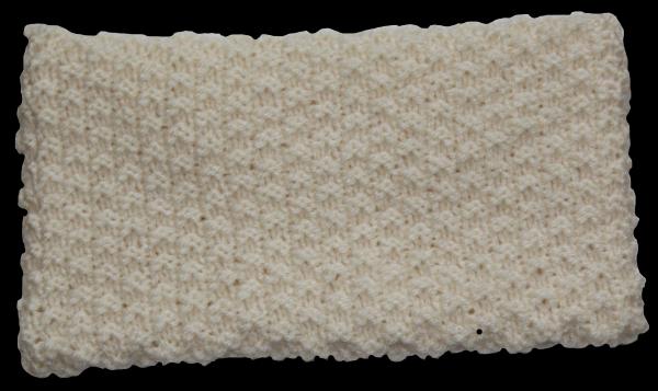 Hand knitted clutch / Evening bag in cream